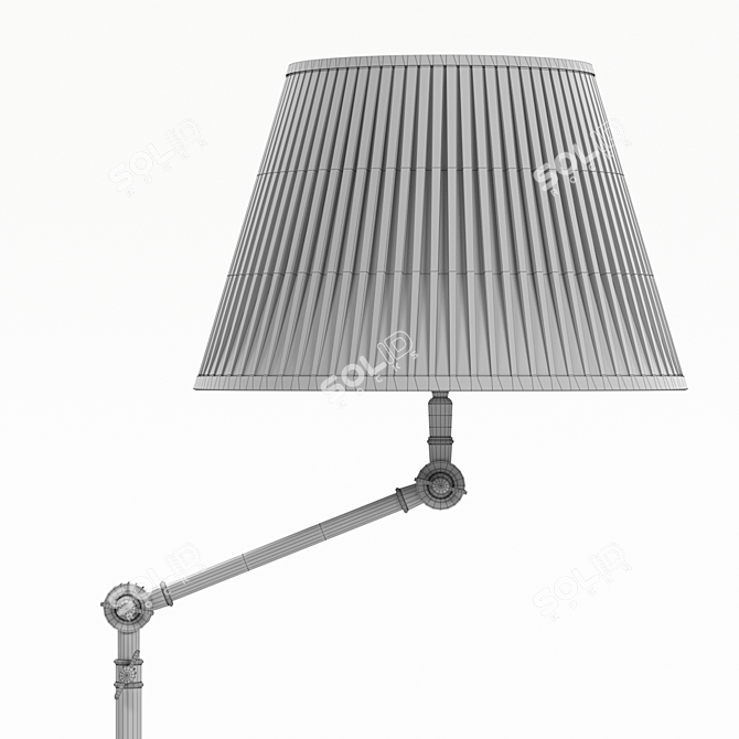 Eichholtz Medea Floor Lamp: Elegant Illumination for Your Space 3D model image 3