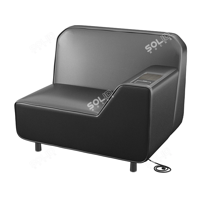 Serene Soft Seating: Ultimate Comfort 3D model image 1