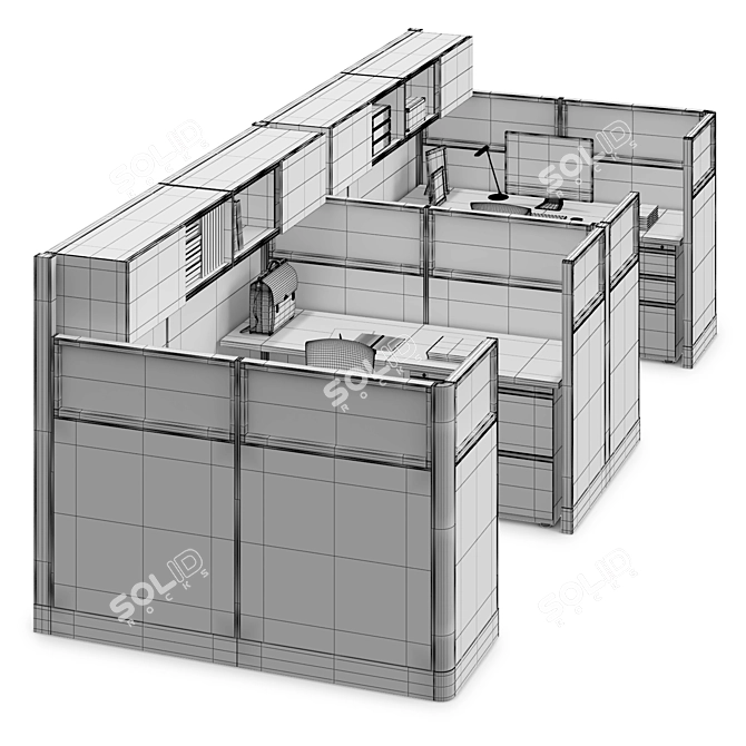 Elevate Efficiency: Herman Miller v11 3D model image 3