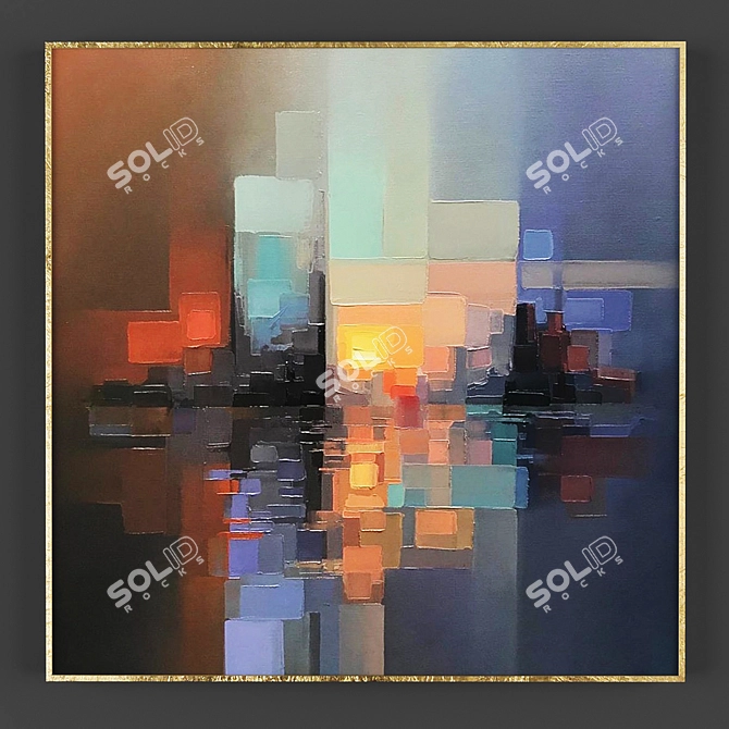 Title: Modern Art Picture Collection 3D model image 3