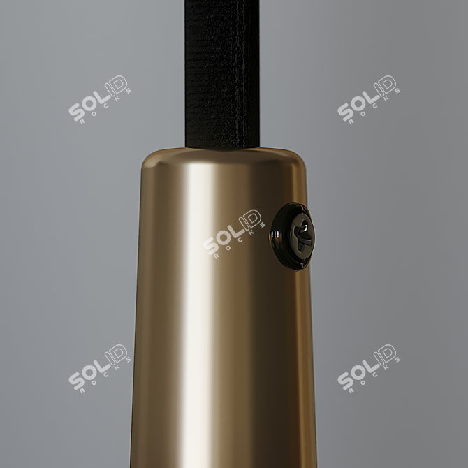 Aquitaine Sconce: Elegance Enlightened 3D model image 3