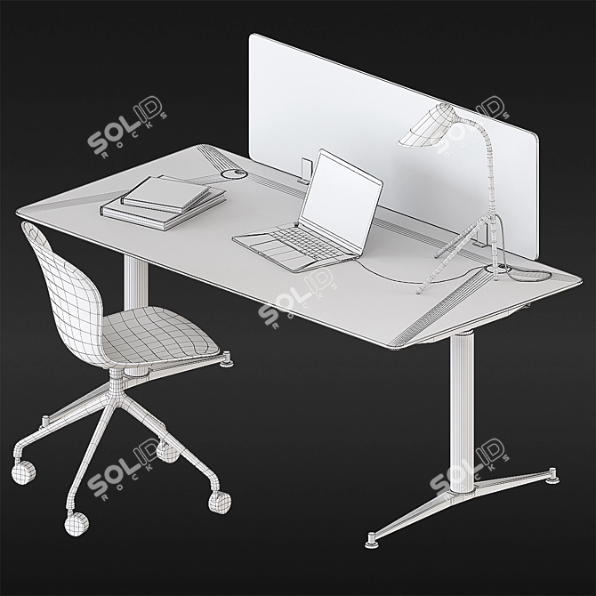 Modern Office Set: BoConcept 3D model image 5
