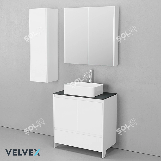 OM Velvex Klaufs 2D.1Y Floor & Worktop Set 3D model image 1