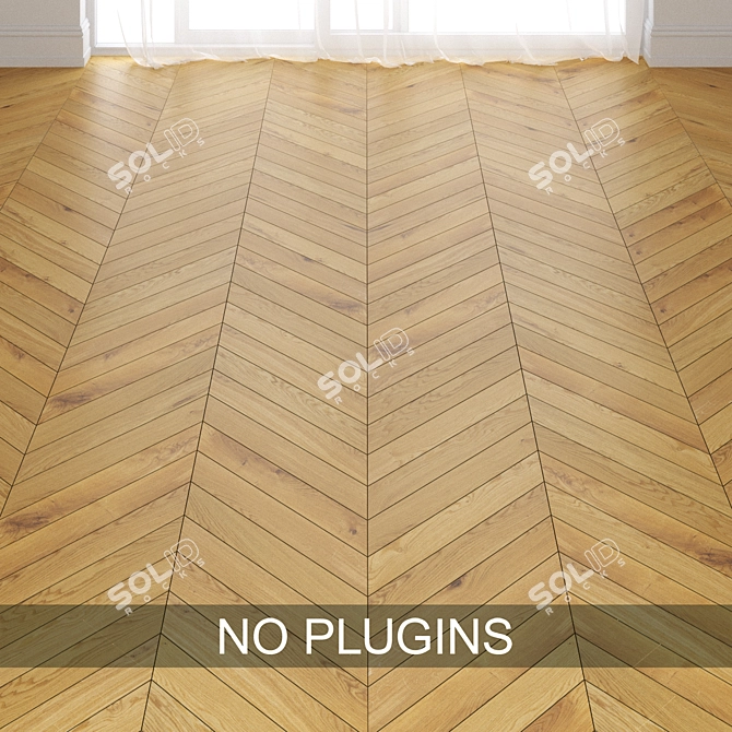 Parquet Floor Covering Bern 6556
Elegant, Versatile, High-Quality 3D model image 1