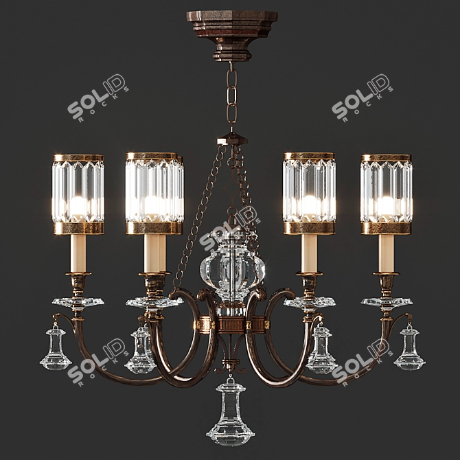 Eaton Place Fine Art Lamps - H71x81 3D model image 1