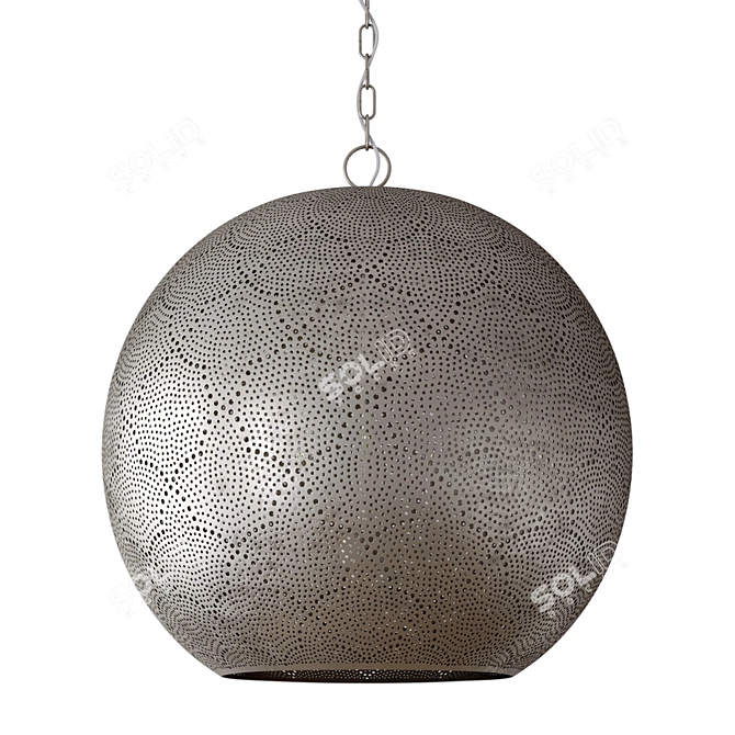 Elegant Delia Pendant Lights 3D model image 2