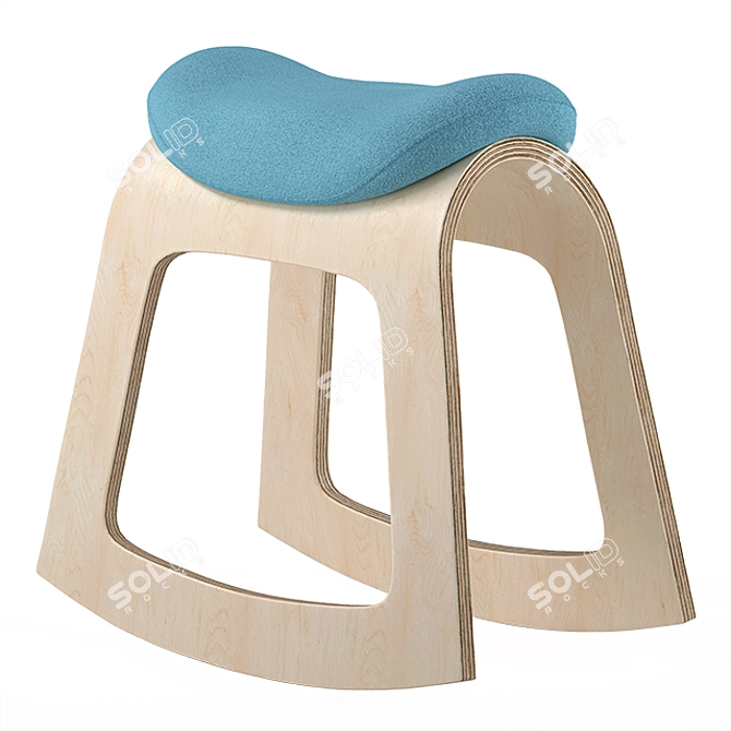 Muista Plywood Chair 3D model image 1