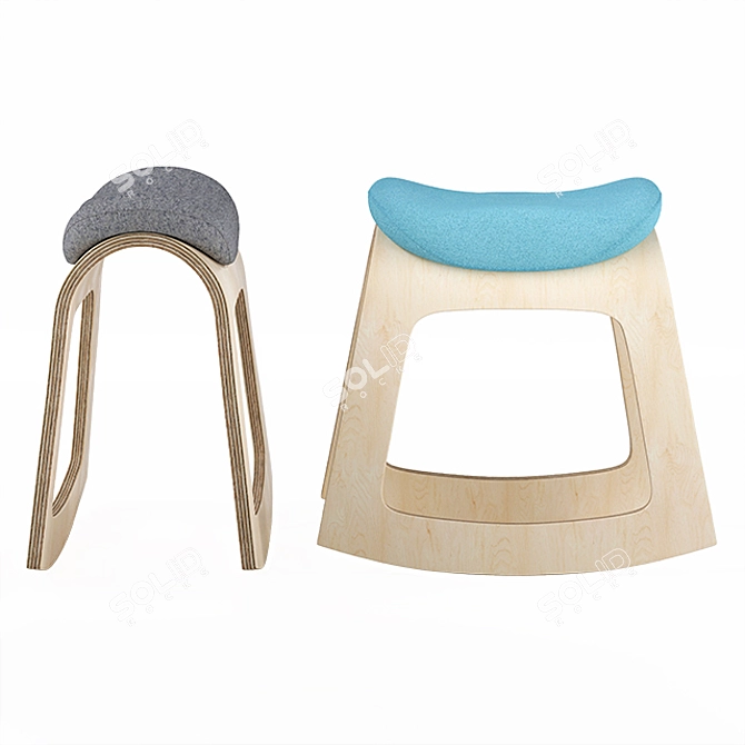 Muista Plywood Chair 3D model image 2