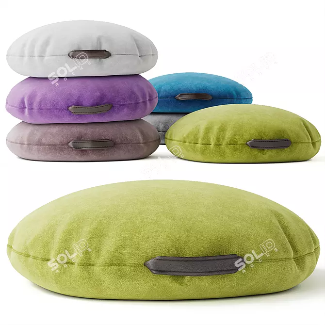 Cozy Kids Seat Cushion 3D model image 1