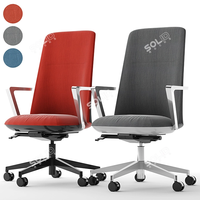 Melody Office Chair: Stylish and Comfortable 3D model image 1