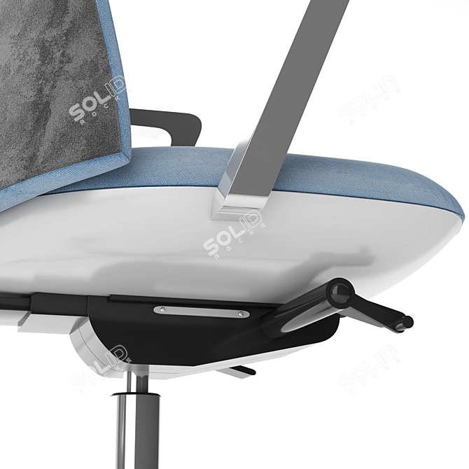 Melody Office Chair: Stylish and Comfortable 3D model image 2