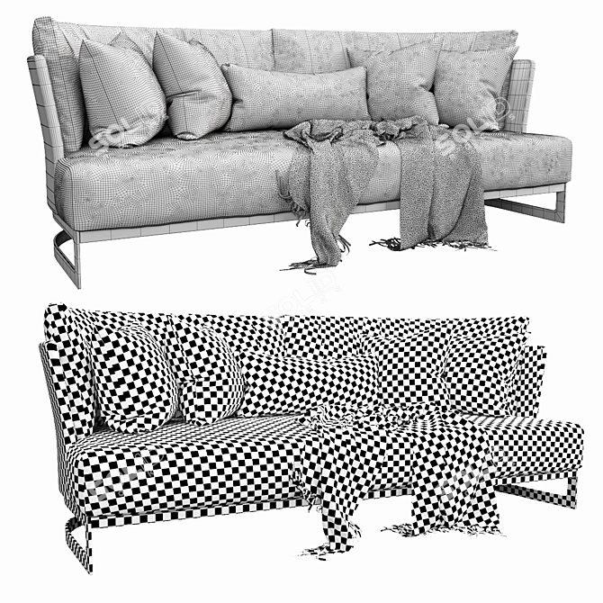 Modern Linteloo Cervino Sofa 3D model image 3