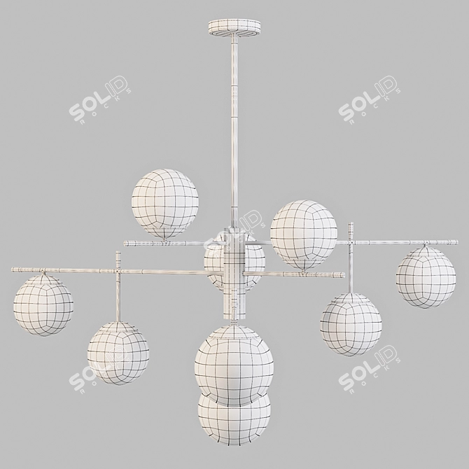 Maytoni Nostalgia Pendant Chandelier 3D model image 2