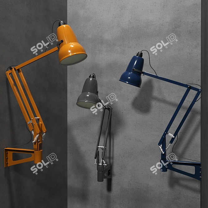 Anglepoise Bra: Stylish Lighting Solution 3D model image 2