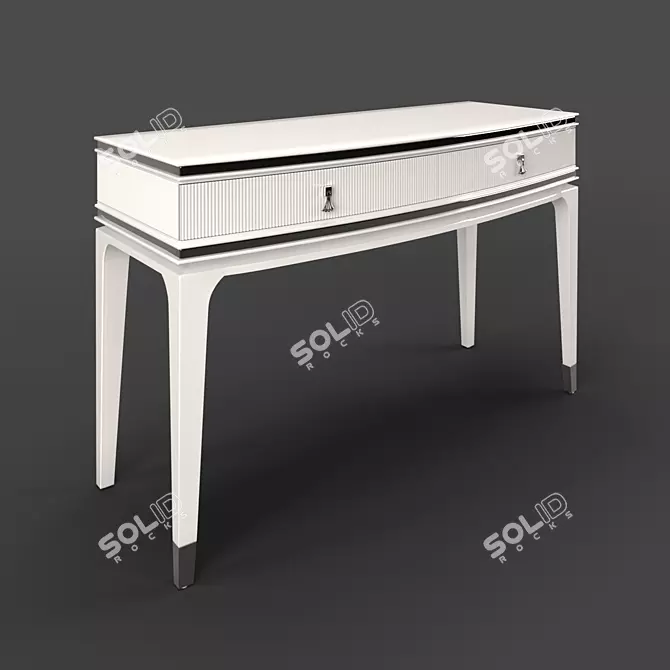 Elegant OM Dressing Table from Fratelli Barri RIMINI 3D model image 2