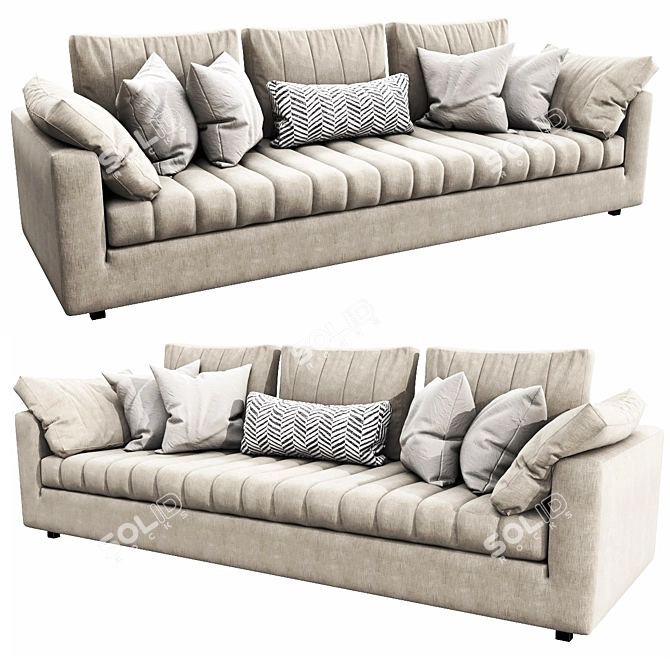 Luxurious Linteloo Moreno Sofa 3D model image 2