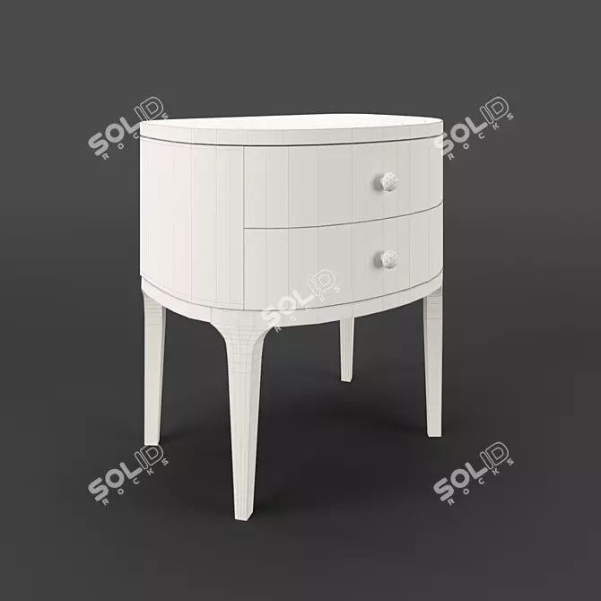 ROMA Bedside Table by Fratelli Barri 3D model image 3