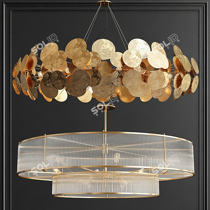 Elegant Newton Chandelier
Stunning Marais Round Chandelier
Modern LED Crystal Chandelier
Symphony Linear Chandelier 3D model image 2