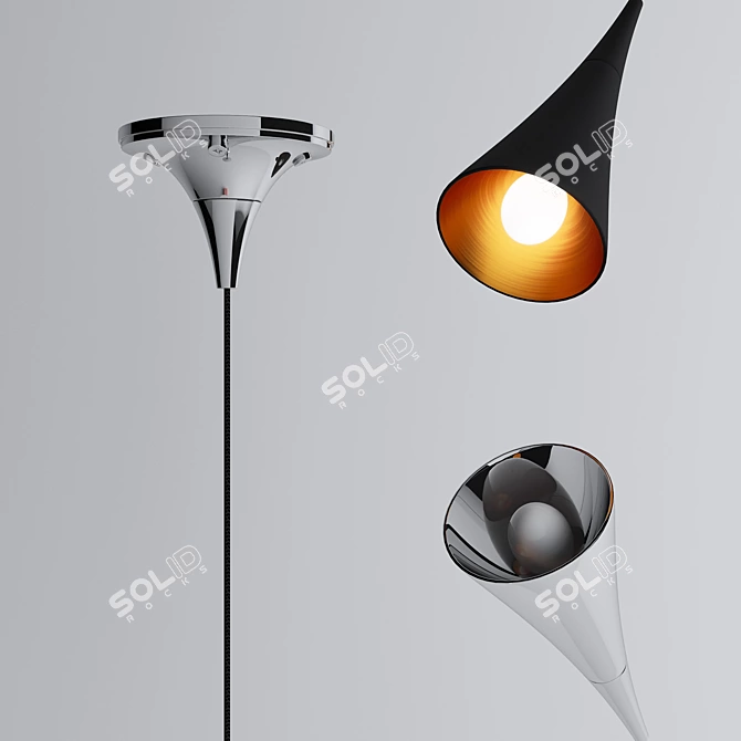 Elegant GOCCE Pendant Lights 3D model image 3