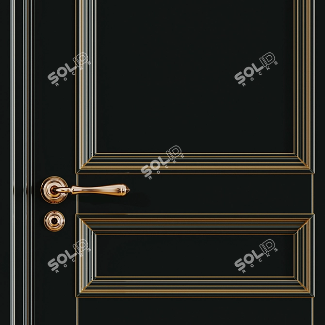 Timeless Elegance: Classic Interior Doors 3D model image 2