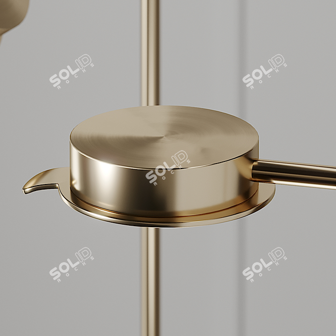 Title: Minimalist w102 Chipperfield Table Lamp 3D model image 2