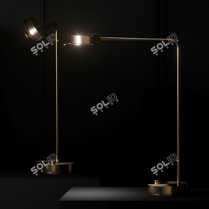 Title: Minimalist w102 Chipperfield Table Lamp 3D model image 3