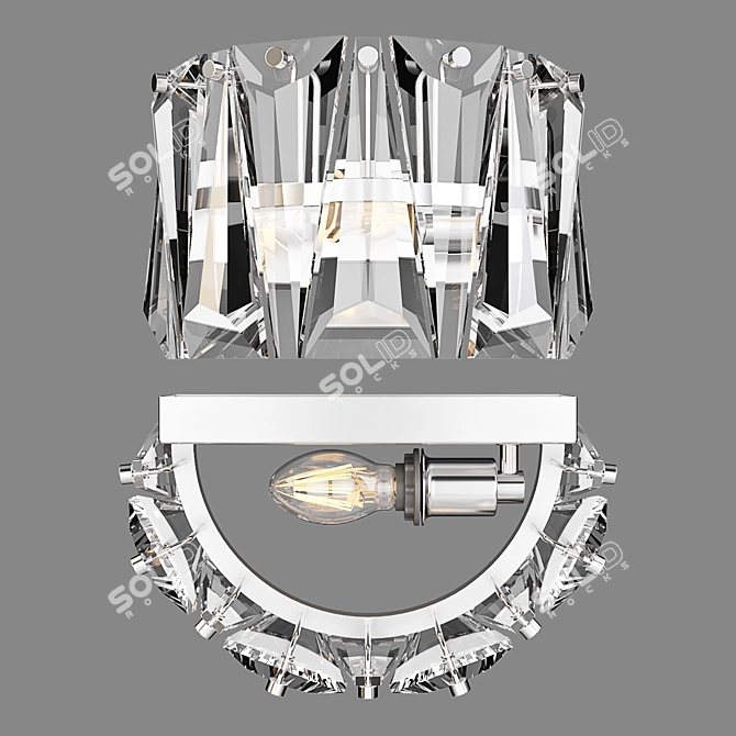 Maytoni Puntes Wall Lamp: MOD043WL-01CH 3D model image 1