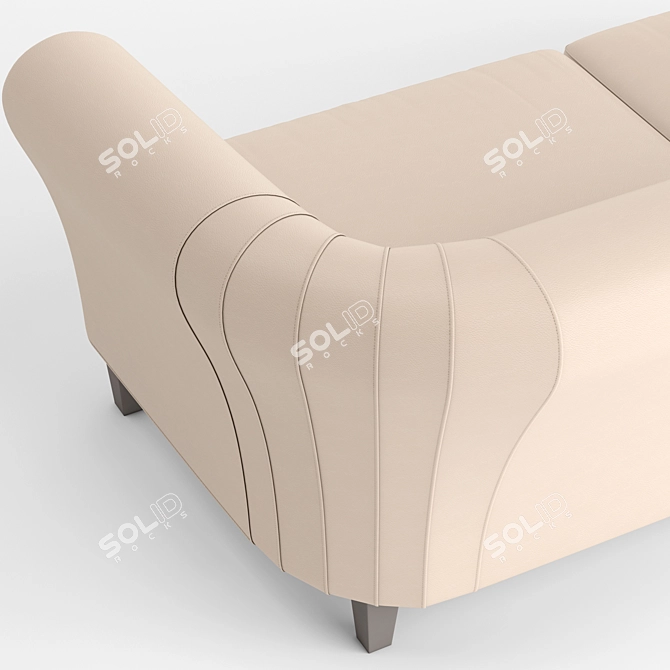 Elegantly Stylish Estel Sofa 3D model image 2