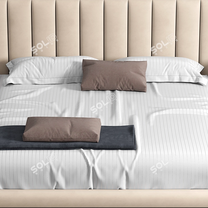 Elegant Cantori Mirage Bed 3D model image 2