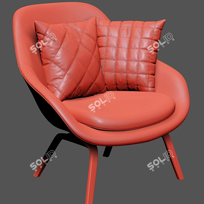 Birato Armchair - Sleek and Stylish 3D model image 3