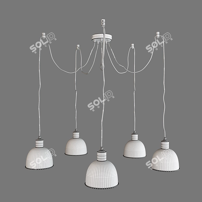 Elegant MW-LIGHT Pendant Chandelier 3D model image 3