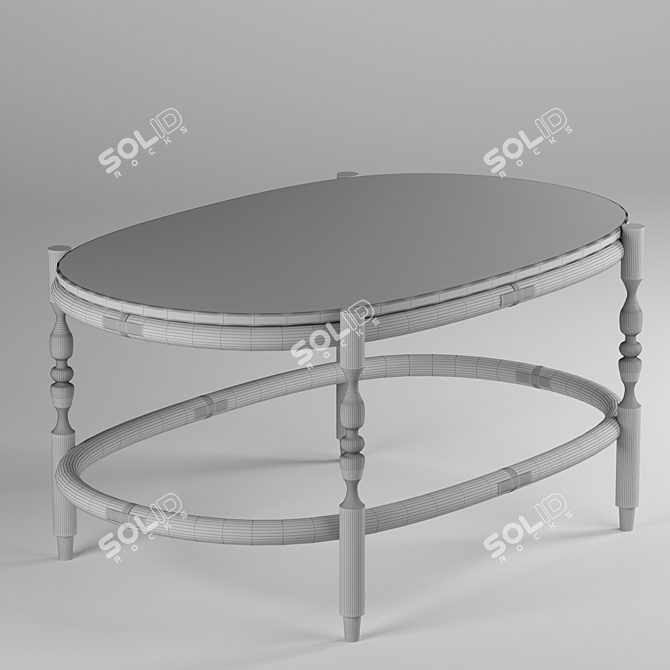 Minimalist Coffee Table 3D model image 3
