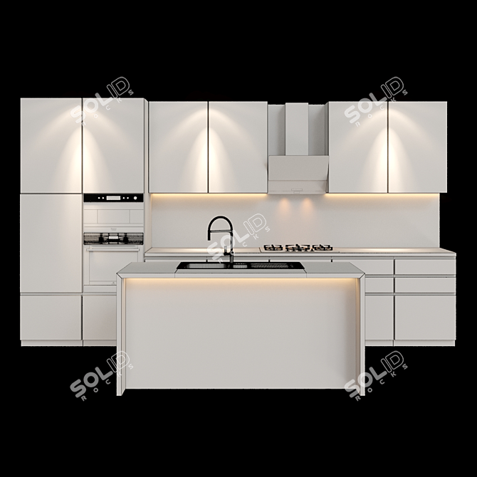 Versatile Kitchen Essentials 3D model image 2