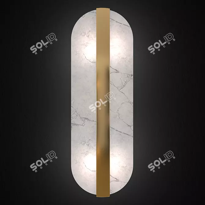 Minimalist Wall Lamp Martha 3D model image 1