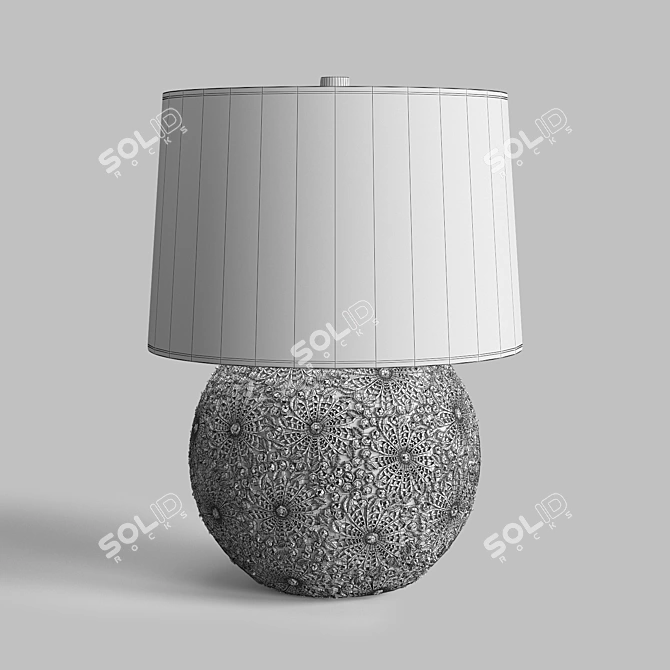 Ayla Table Lamp: Elegant Restoration Hardware Design 3D model image 2