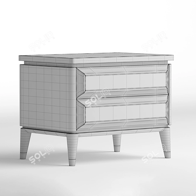 Cipriani Homood Blue Moon Nightstand 3D model image 2