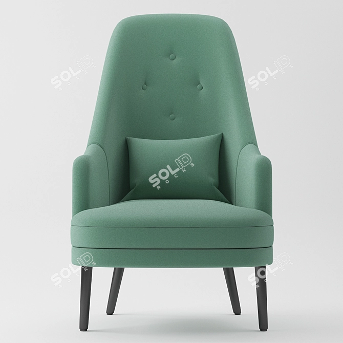 Graceful and Comfortable Isadora Armchair 3D model image 2