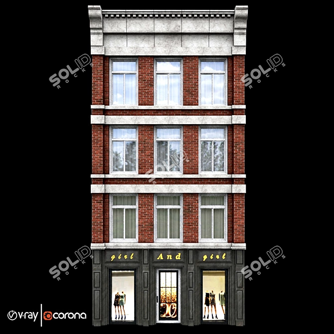 Luxury Residence - Classic A4 Building 3D model image 1