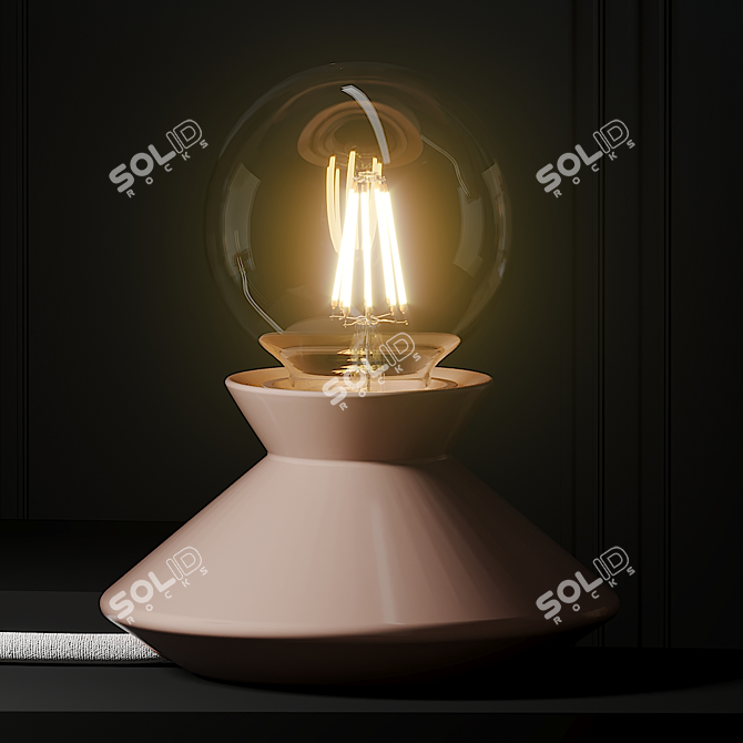 Misty Ceramic Light 3D model image 2