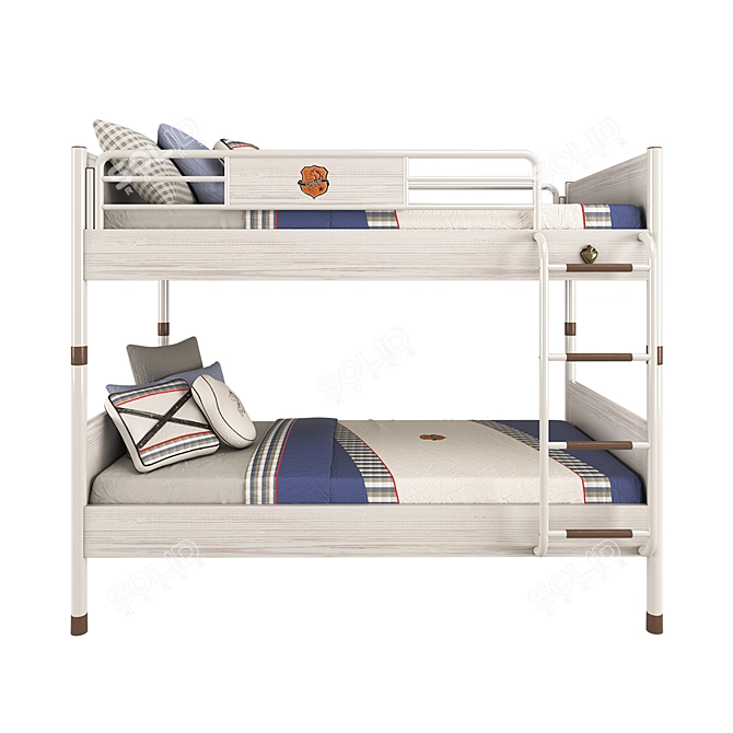 Elegant Cilek Royal Bunk Bed 3D model image 3