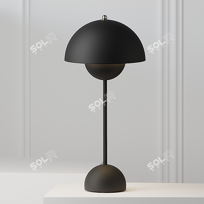 FlowerPot VP3: Stylish Table Lamp 3D model image 2