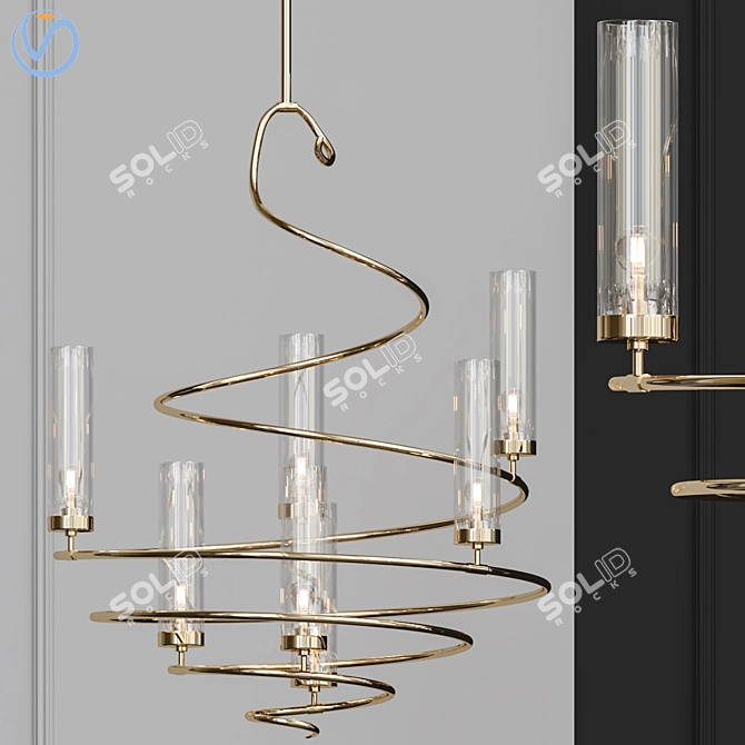 Elegant Lucia Lighting Collection 3D model image 1