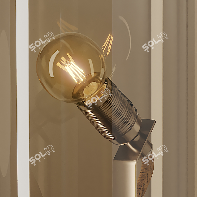 Illuminate your space with Ebb & Flow's Speak Up and Glow Lamp 3D model image 2