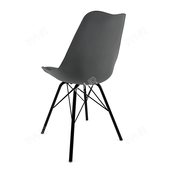 Modern Otto Dining Chair: Stylish, Sturdy, and Versatile 3D model image 2
