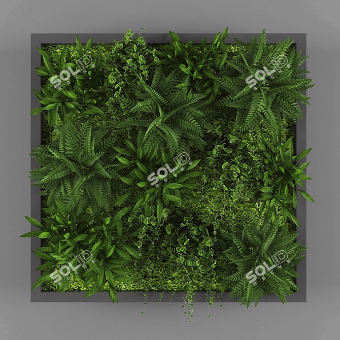 Nature's Oasis Vertical Garden Kit 3D model image 1