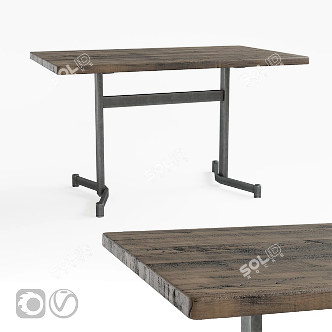 Crafted Bar Table | Original Design 3D model image 1