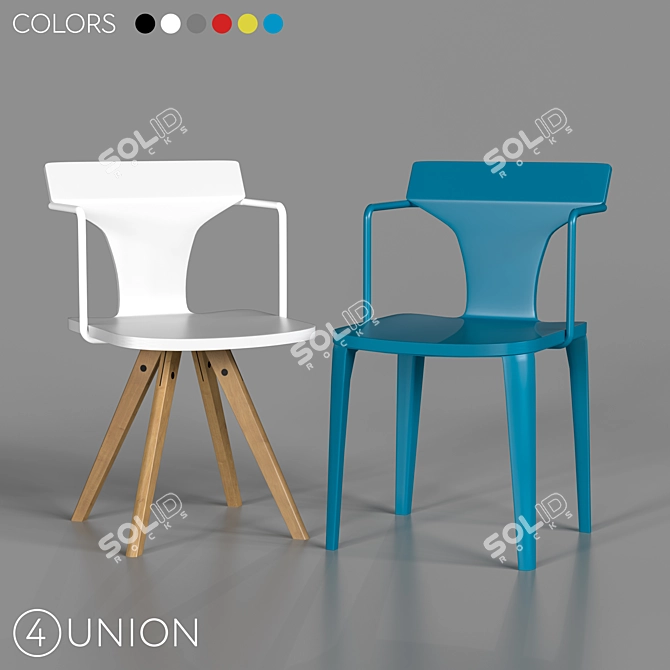 Modern Minimalist Chairs BC-8321 3D model image 1