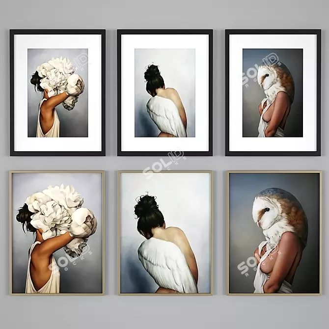 Elegant Art Collection: Amy Judd 3D model image 1