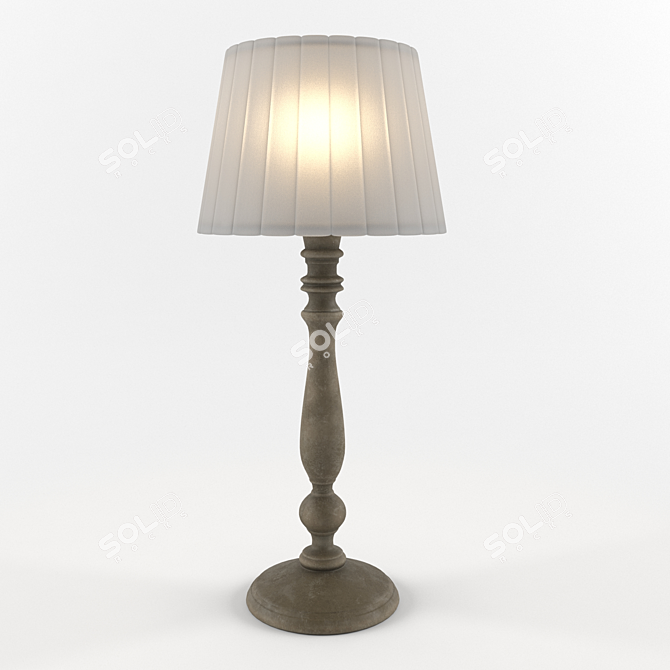 Modern Table Lamp: Polycount, Dimensions, 4k Textures 3D model image 1