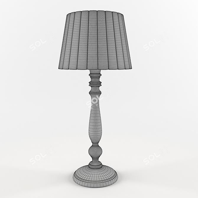 Modern Table Lamp: Polycount, Dimensions, 4k Textures 3D model image 2